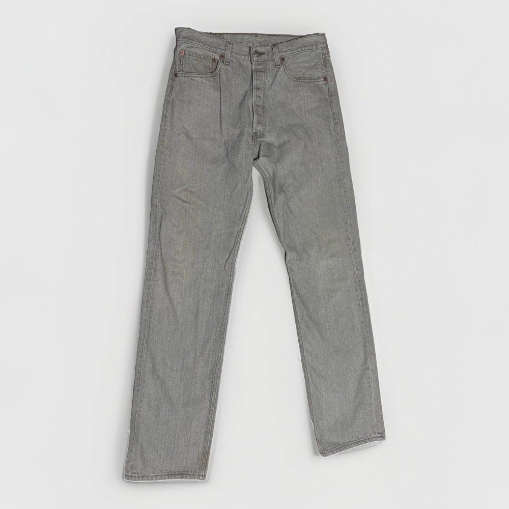 Levi's 501 Vintage 1995 Made in USA Grey Jeans Mens 32x34 Faded Grunge 90s